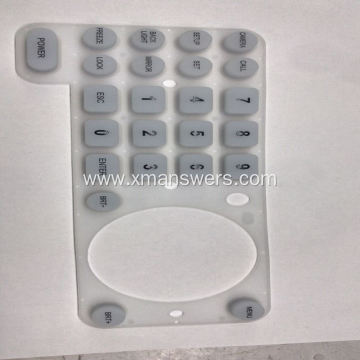 OEM silicone rubber keypad for tv remote control